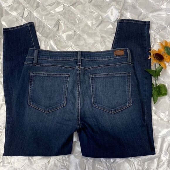 Paige Verdugo  Skinny Stretch Ankle Jeans Nottingham‎ Dark Wash Size 31 - Picture 8 of 15